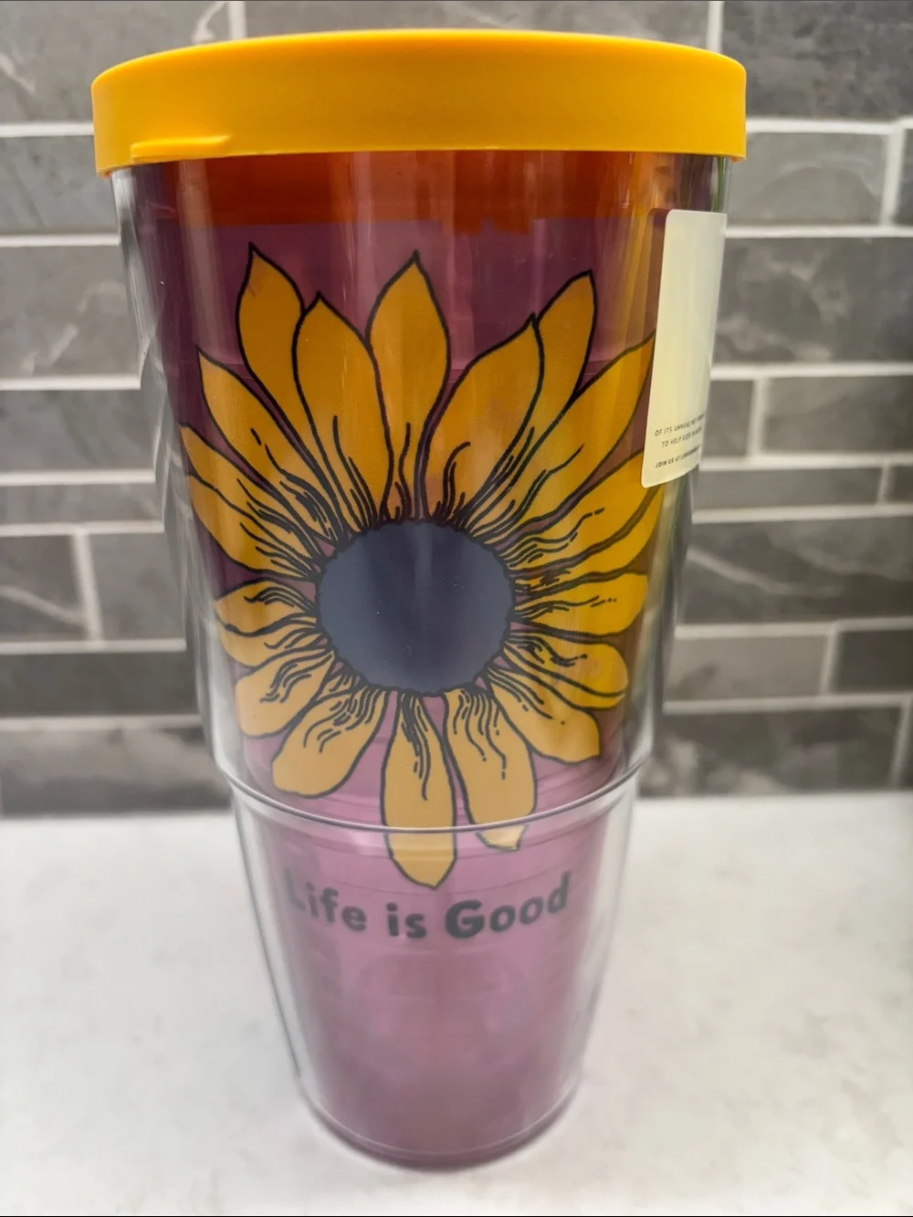 New Tervis 24 oz Life is good tumbler